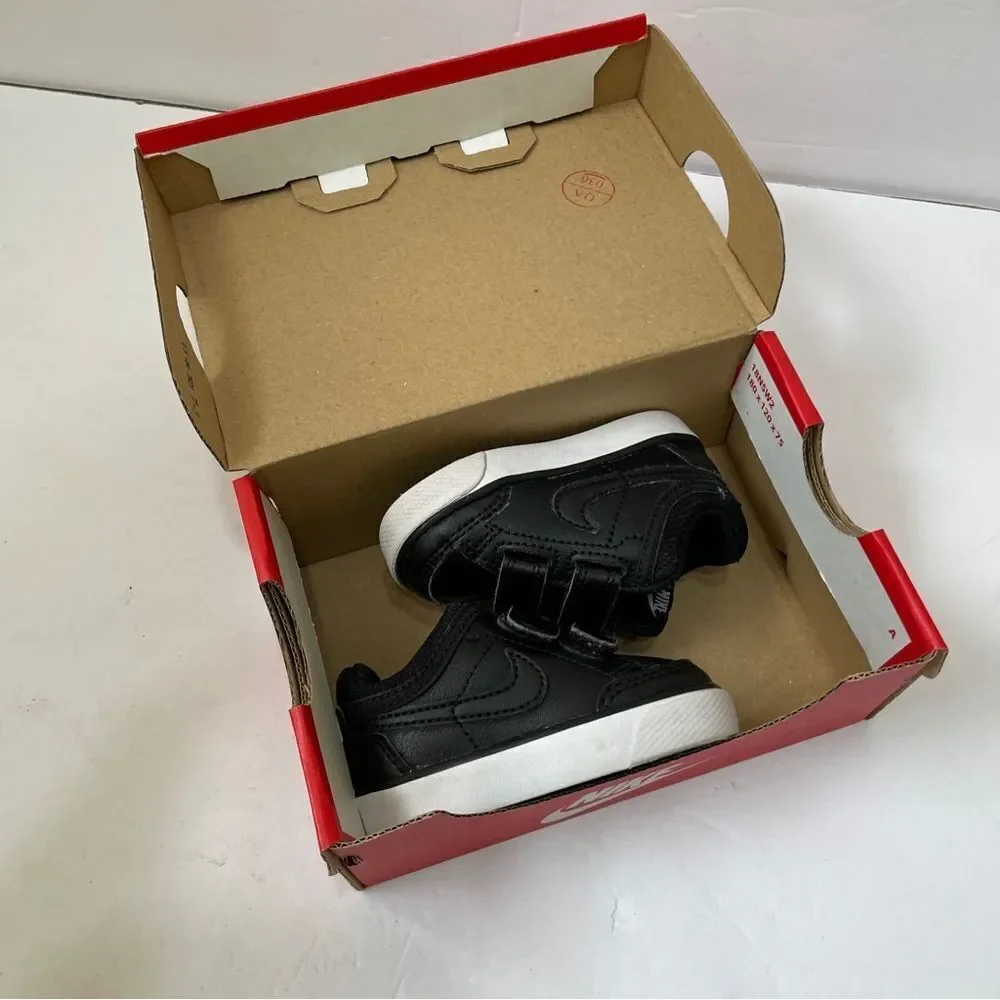 NIKE CAPRI 3‎ BLACK LEATHER SNEAKERS